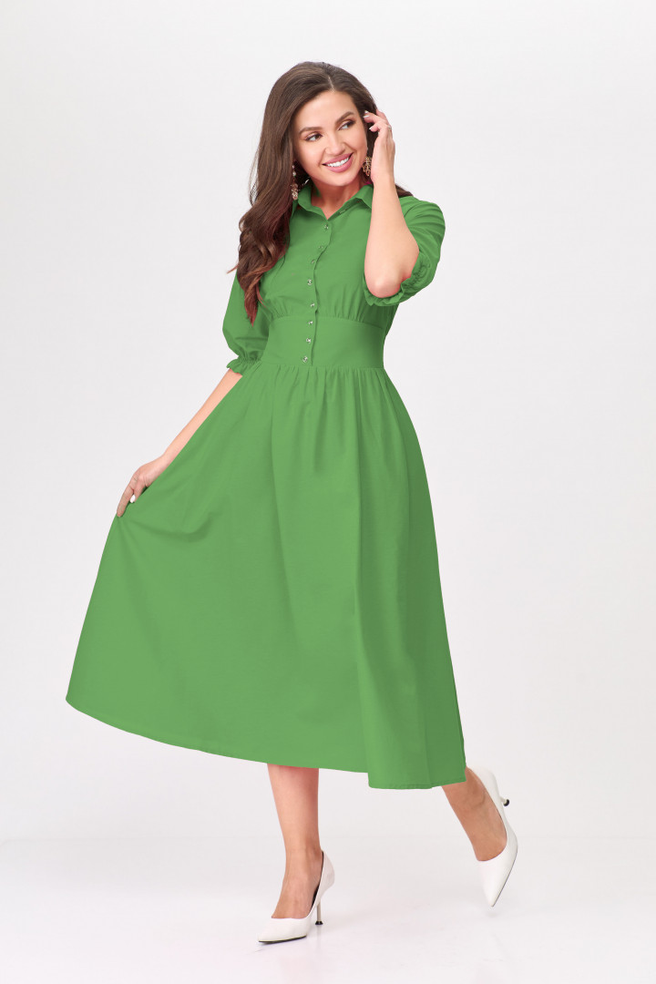 Платье Abbi style 1013 зелёный
